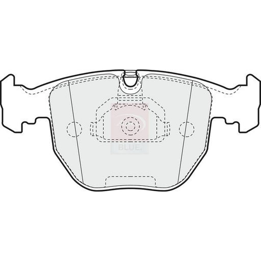 Apec Front Brake Vented Discs & Pads fits BMW 5 1996-1998
