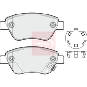 Apec Front Brake Pad Set PAD2002