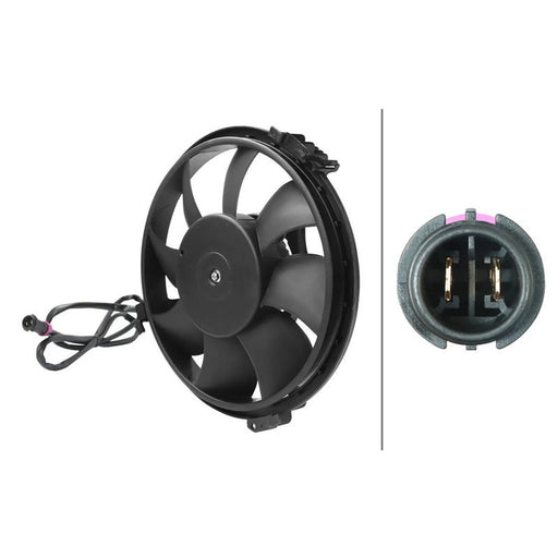Hella Engine Cooling Fan fits Audi A4 B5 1994-2001 1.6 1.8 1.9 2.4 2.5 2.6
