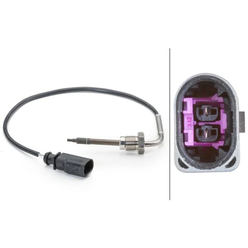 Hella Exhaust Gas Temperature Sensor before catalytic converter fits VW Touareg