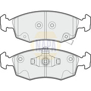 NAPA Front Brake Pad Set fits Fiat 500 C 2009 on 0.9