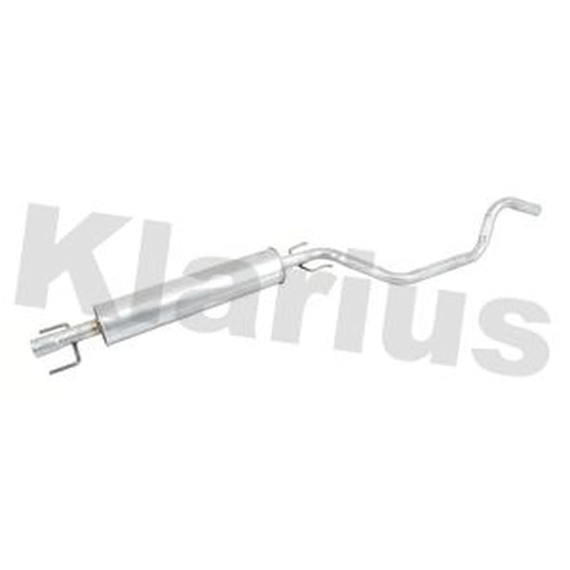 Klarius Box With Centre Pipe Centre fits Opel Zafira A 1999-2005 1.6 1.8
