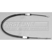 First Line Handbrake Cable Right Rear fits Peugeot 607 2000-2011 2.0 2.2 2.7 3.0