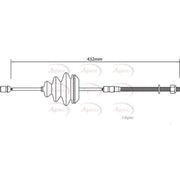 Apec Handbrake Cable Front CAB1474