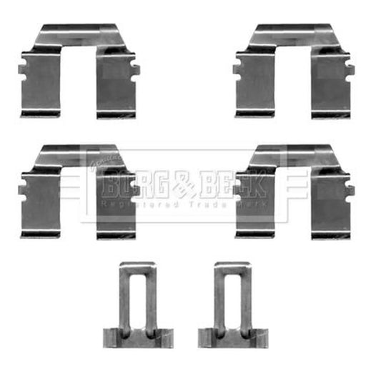 Borg & Beck Brake Pad Accessory Fitting Kit Rear BBK1476