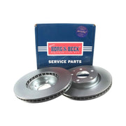 Borg & Beck Front & Rear Brake Discs & Pads fits Mazda 3 2013-2019 1.5 2.0 2.2