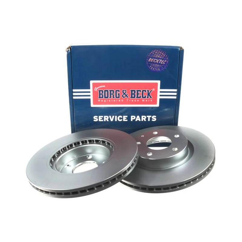 Borg & Beck Front & Rear Brake Discs & Pads fits Mazda 3 2013-2019 1.5 2.0 2.2
