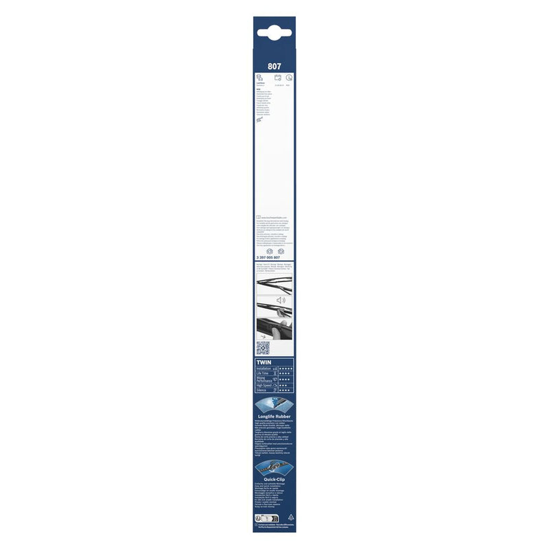 Bosch Eco Front Wiper Blade Set 530mm + 530mm — 807 fits Land Rover Discovery
