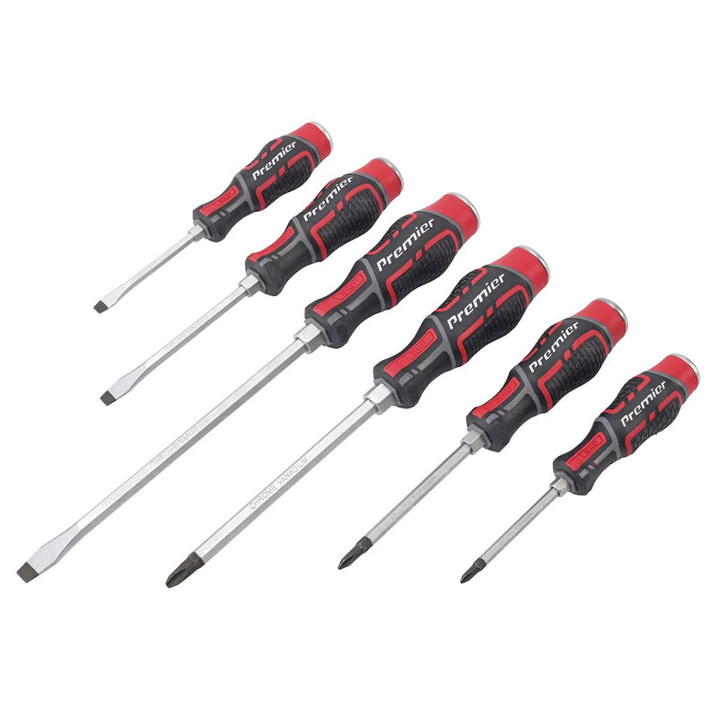 Sealey Premier Premier Hammer-Thru Screwdriver Set 6pc AK4940 Sealey Premier - Dynamic Drive