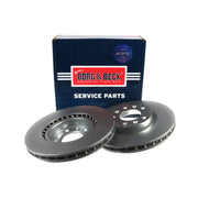 Borg & Beck Front & Rear Brake Discs & Pads fits Peugeot 308 II 2013-2021 1.6