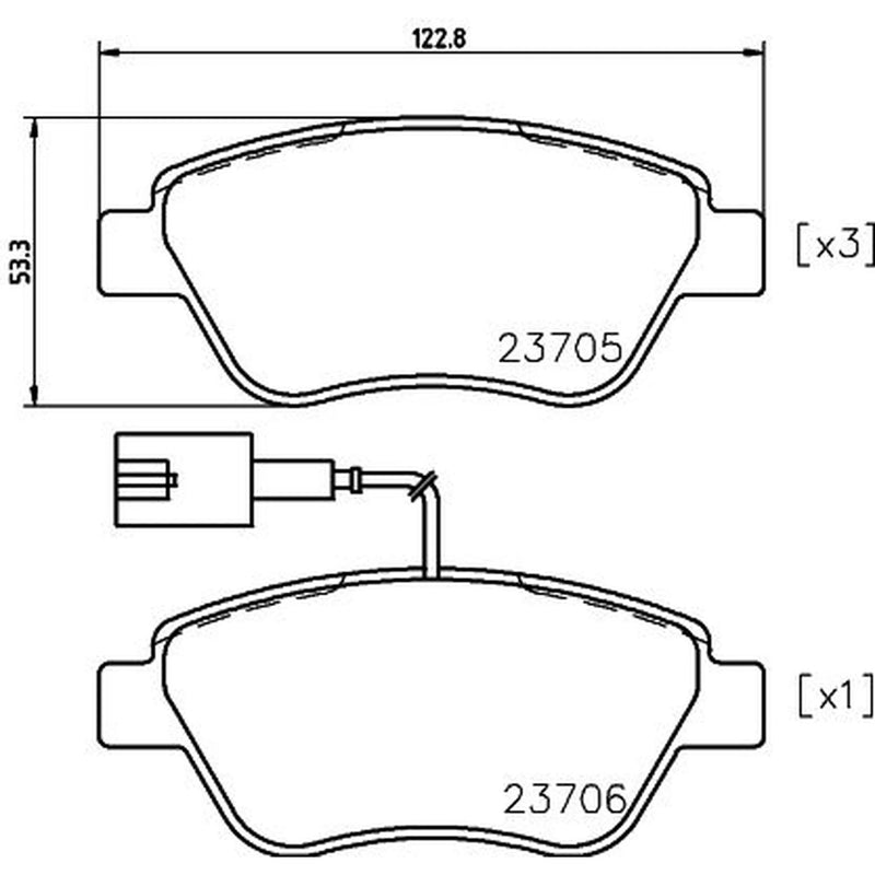 Mintex Lcv Van Kits internally vented 257mm MVK0006