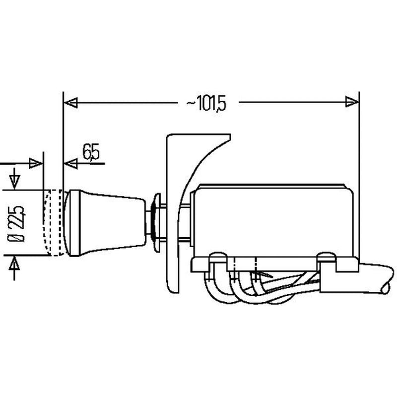 Hella Hazard Warning Light Switch Connectors