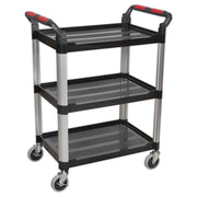 Sealey Workshop Trolley 3-Level Composite CX309 Sealey - Dynamic Drive