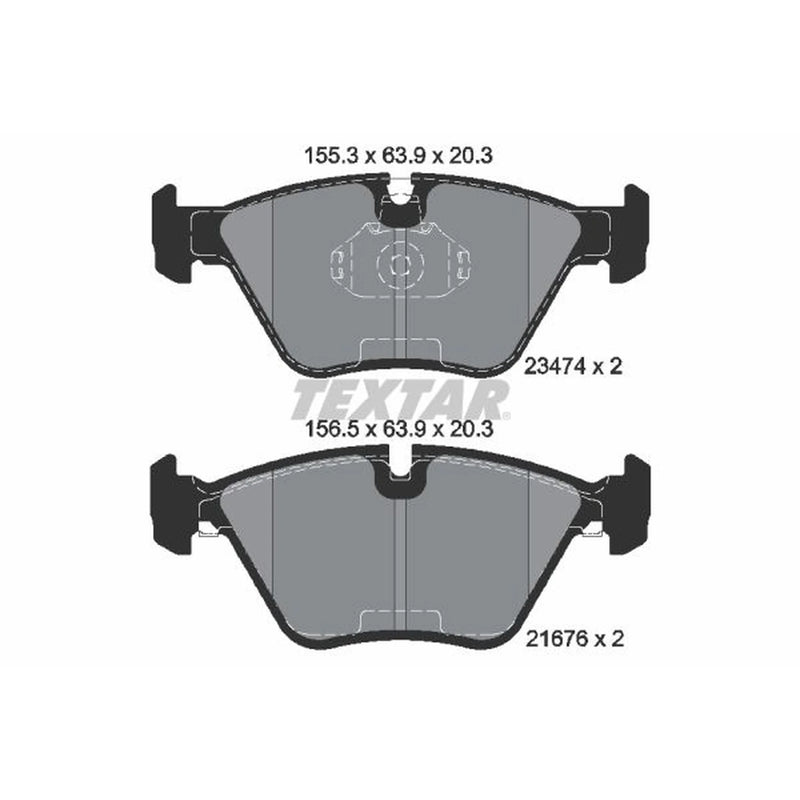Textar Front Brake Pad Set 2347402