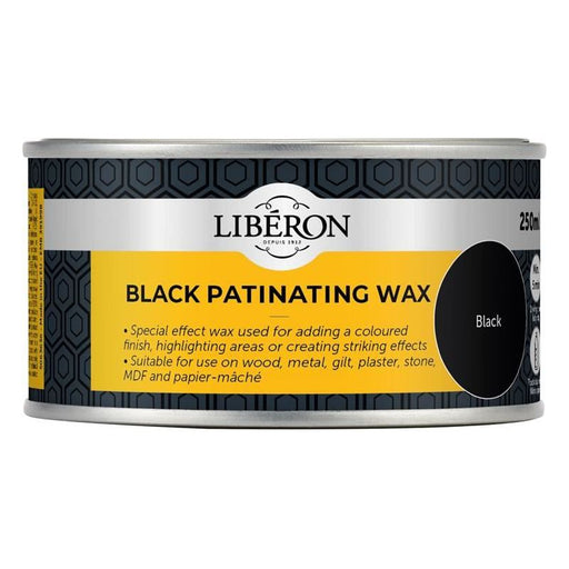 Liberon Black Patinating Wax 250ml Liberon - Dynamic Drive