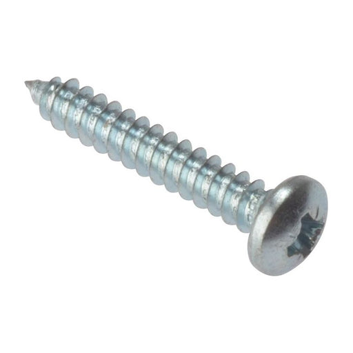 Forgefix Self-Tapping Screw Pozi Compatible Pan Head ZP 1in x 8 Box 200 ForgeFix - Dynamic Drive