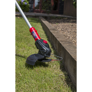 Sealey Cordless Grass Strimmer 20V Lawn Cutter Garden 4Ah Battery and Charger Sealey  - Dynamic Drive