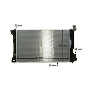 Mahle Engine Radiator fits Toyota Avensis 2003-2008 2.0 2.4