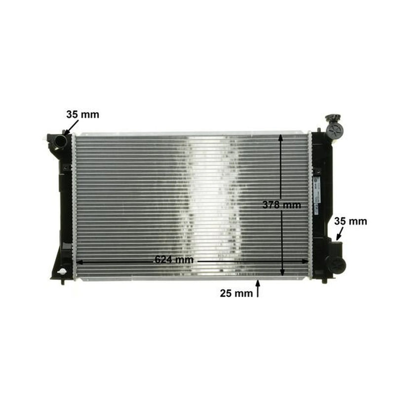 Mahle Engine Radiator fits Toyota Avensis 2003-2008 2.0 2.4