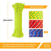 Multi Purpose Rope 30M 20560 Milestone Camping - Dynamic Drive