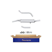 Hella End Silencer Rear fits VW Polo Classic 1985-1994 1.0 1.3