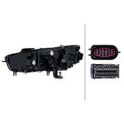 Hella Headlight Headlamp LED Right 1LX 016 810-941