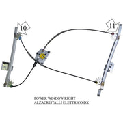 Valeo Electric Window Regulator Lifter Right Front 852553