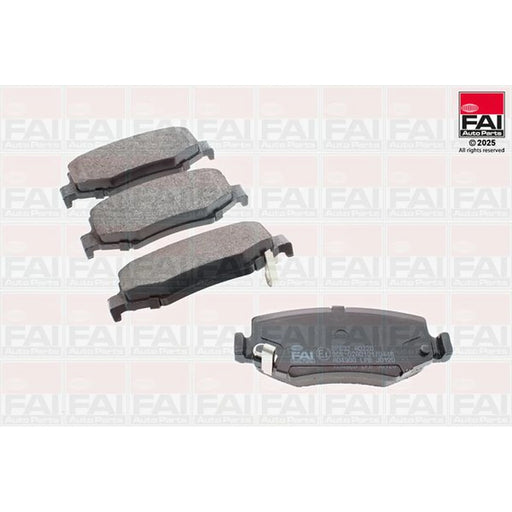 FAI Rear Brake Pad Set fits Dodge Journey 2008 on 2.4