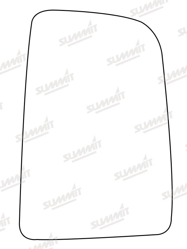 Summit Heated Base Plate With Commercial Mirror Glass fits Merc Benz Sprinter / VW Crafter RHS Summit - Bars 4 Cars