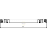 NAPA Brake Hydraulic Hose Line inner NBH1203