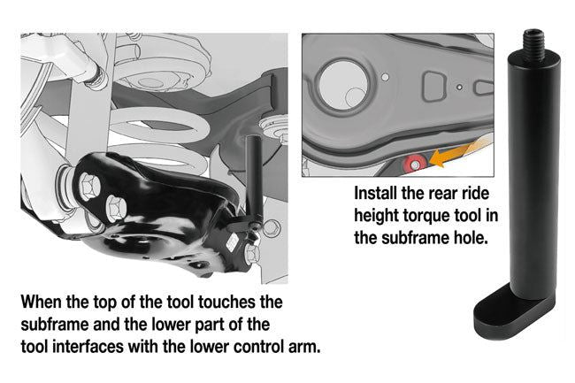 Laser Rear Ride Height Torque Tool - Tesla Model 3 & Y Laser - Dynamic Drive