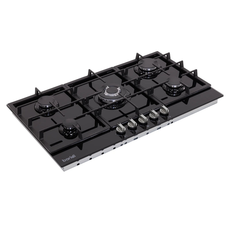 Baridi Gas Hob DH383 90cm with 5 Burners & 11kW Power