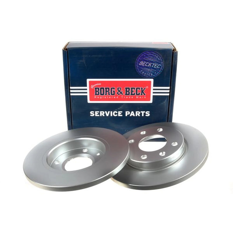Borg & Beck Front & Rear Brake Discs & Pads fits Peugeot 206 Sw 2002-2007 1.4