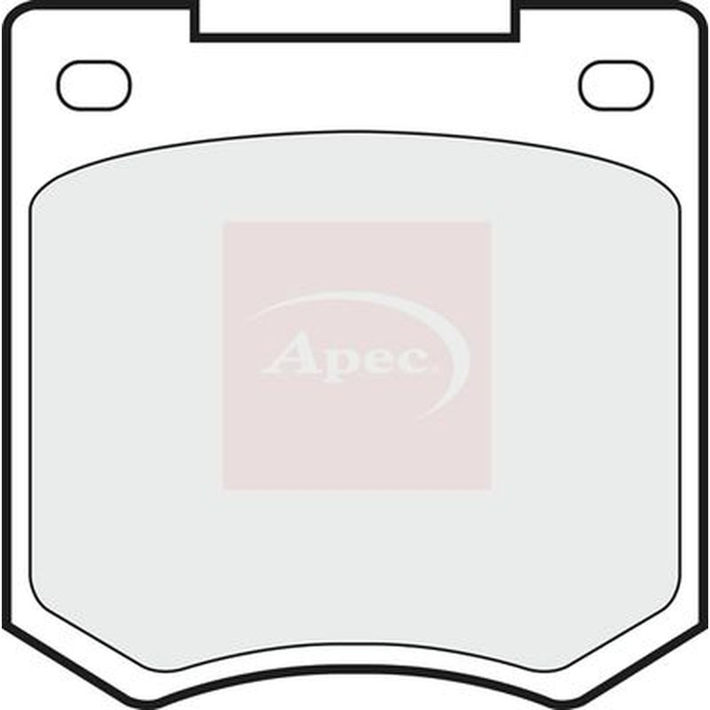 Apec Front Brake Pad Set fits Austin Allegro I 1973-1984 1.0 1.1 1.3 1.5 1.7