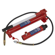 Sealey SuperSnap Push Ram with Pump & Hose Assembly 10 Tonne 610/45 Sealey - Dynamic Drive