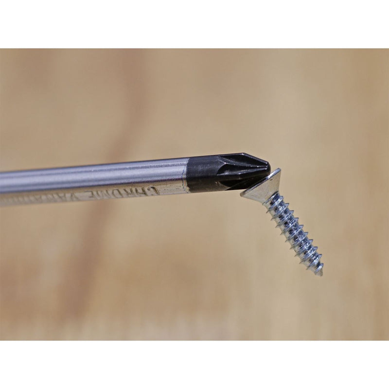 Sealey Screwdriver Pozi #2 x 100mm S01186 Siegen by Sealey - Dynamic Drive
