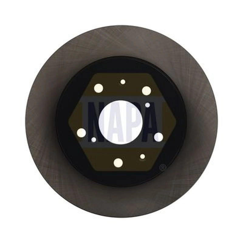 NAPA 2 x Solid Rear Brake Discs NBD5963-x2