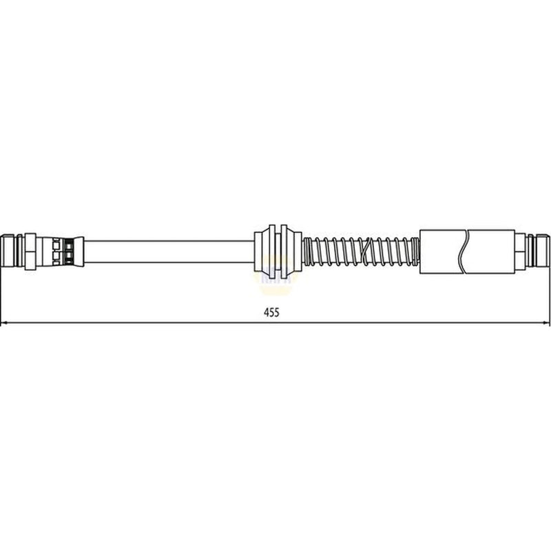 NAPA Brake Hydraulic Hose Line Rear NBH1315