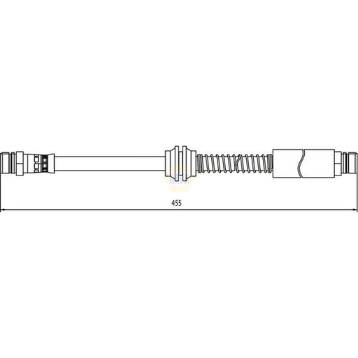 NAPA Brake Hydraulic Hose Line Rear NBH1315