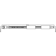 Juratek Brake Hydraulic Hose Line Front fits Mercedes-Benz Cls 2004-2010