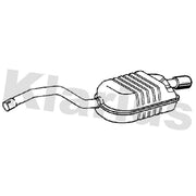 Klarius Box With Tail Pipe Rear fits Volvo V70 III 2007-2015 1.6 2.0 2.4