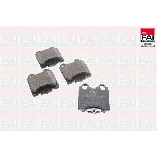 FAI Rear Brake Pad Set fits Lexus Gs 1997-2004