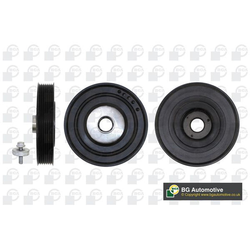 BGA Belt Pulley Set, Crankshaft fits Nissan Primera 2003-2007 1.9
