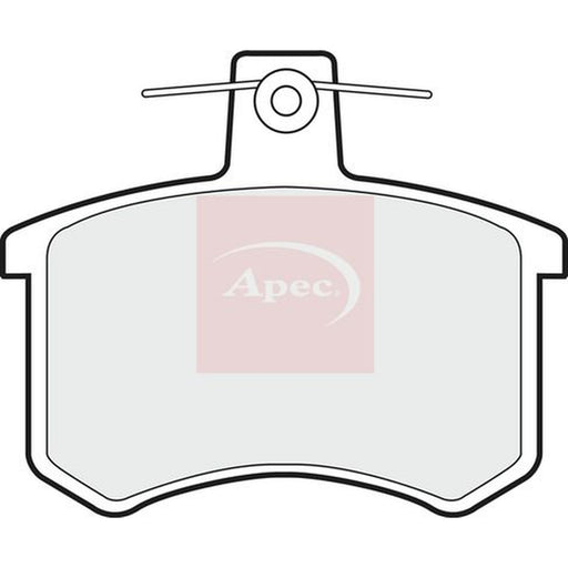 Apec Rear Brake Solid Discs & Pads fits Lancia Dedra 1989-1994 1.6