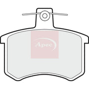 Apec Rear Brake Solid Discs & Pads fits Audi Coupe B3 1990-1996