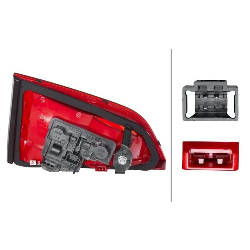 Hella Tail Light / Lamp W16W Right fits Audi A4 B8 2007-2015 1.8 2.0 2.7 3.0 3.2