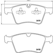 Mintex Front Brake Pad Set fits Mercedes-Benz Gl-Class 2006-2012