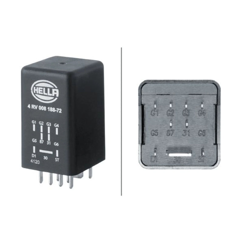 Hella Glow Plug Control Unit fits Audi A3 2012-2020 1.6 2.0