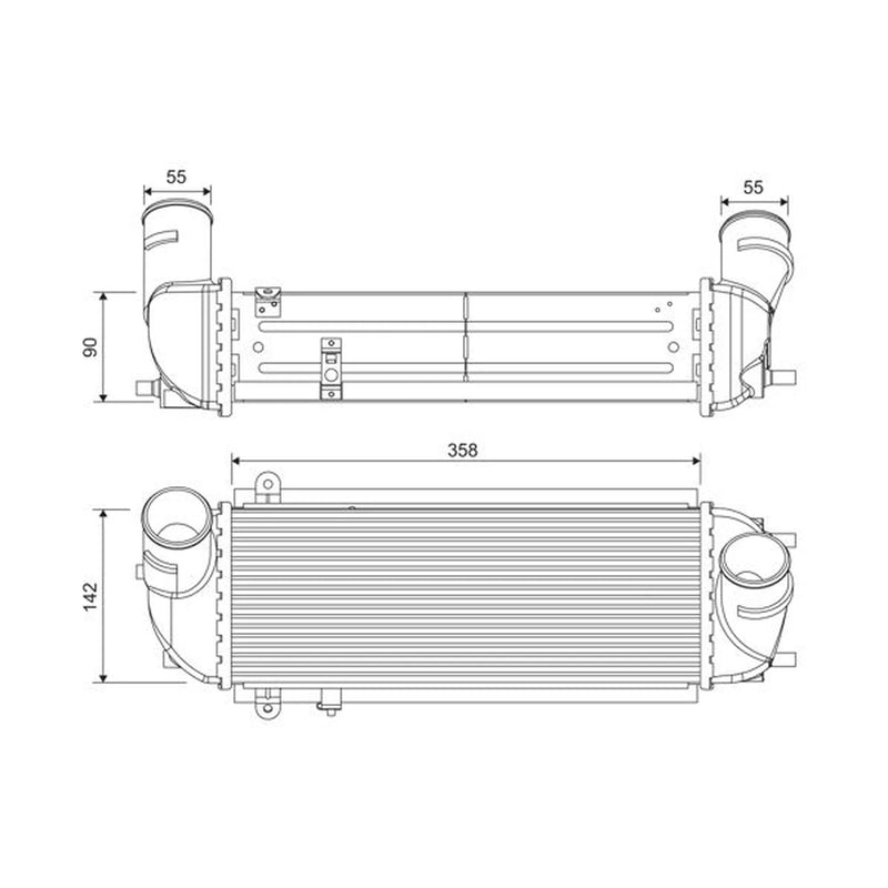 Valeo Intercooler (Charge Air Cooler) 818692