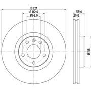DON Front & Rear Brake Discs & Pads fits Audi A6 C6 2004-2011
